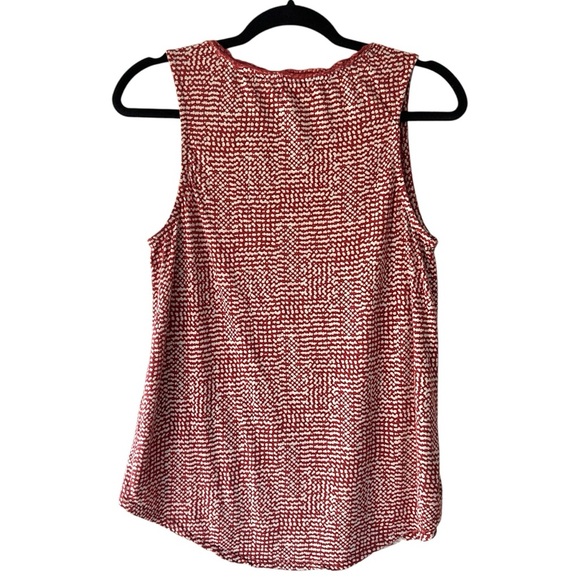 LUCKY BRAND | NWOT SLEEVELESS BOHO BLOCK PRINT TOP COTTON BLEND  | MEDIUM - Picture 5 of 8